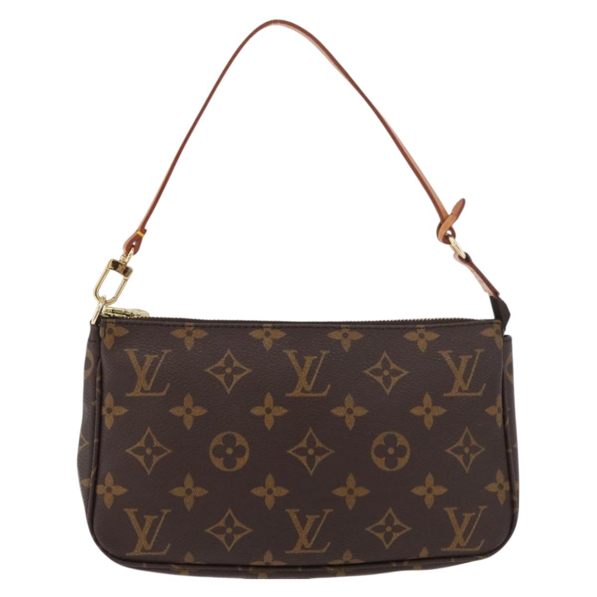 LOUIS VUITTON Monogram Pochette Accessoires Pouch M51980 LV Auth am11402V