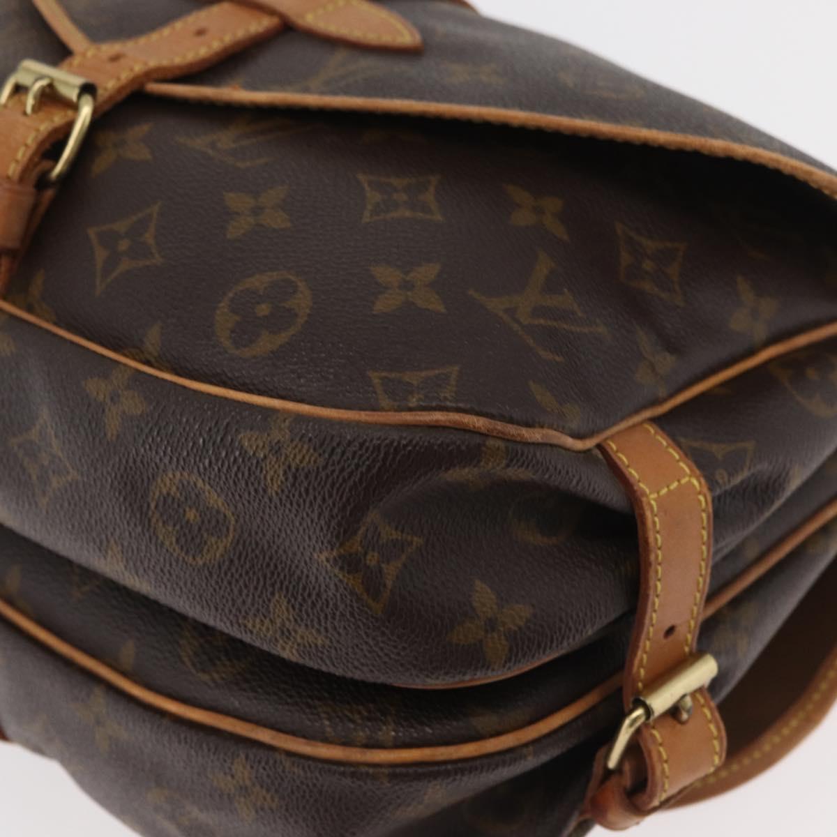 LOUIS VUITTON Monogram Saumur 30 Shoulder Bag M42256 LV Auth am11407A