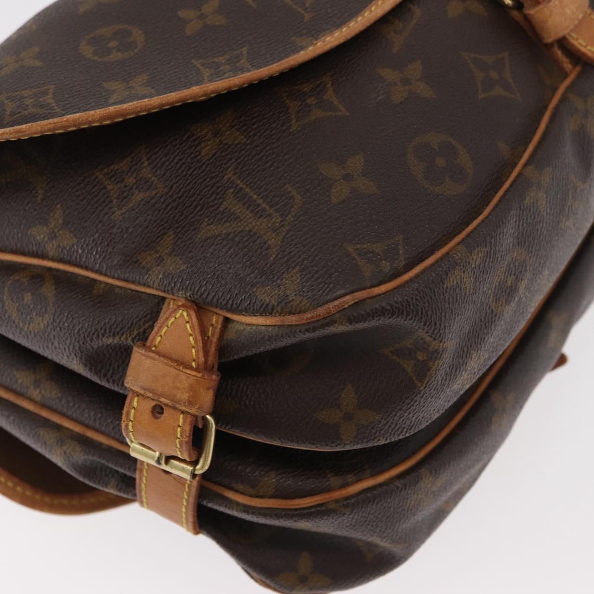 LOUIS VUITTON Monogram Saumur 30 Shoulder Bag M42256 LV Auth am11407A