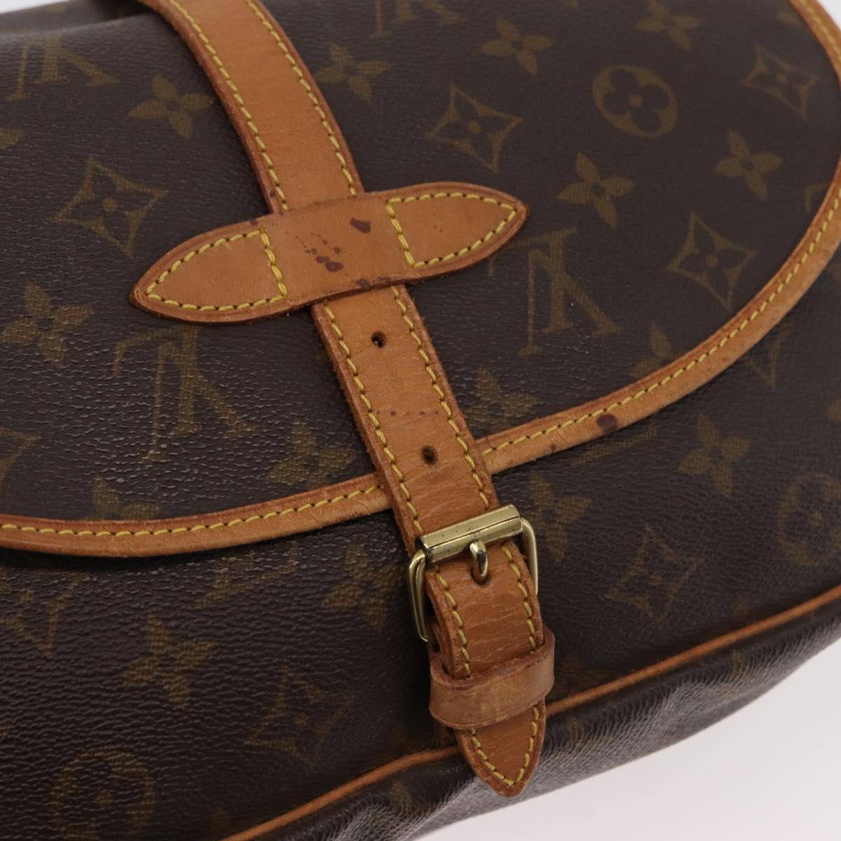 LOUIS VUITTON Monogram Saumur 30 Shoulder Bag M42256 LV Auth am11407A