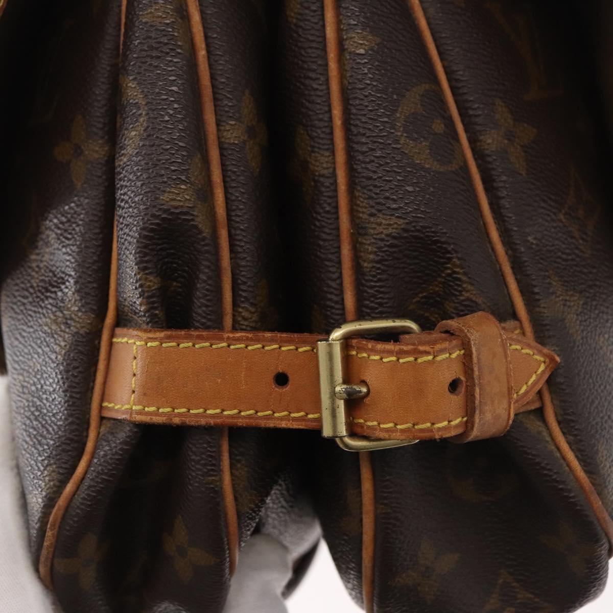 LOUIS VUITTON Monogram Saumur 30 Shoulder Bag M42256 LV Auth am11407A