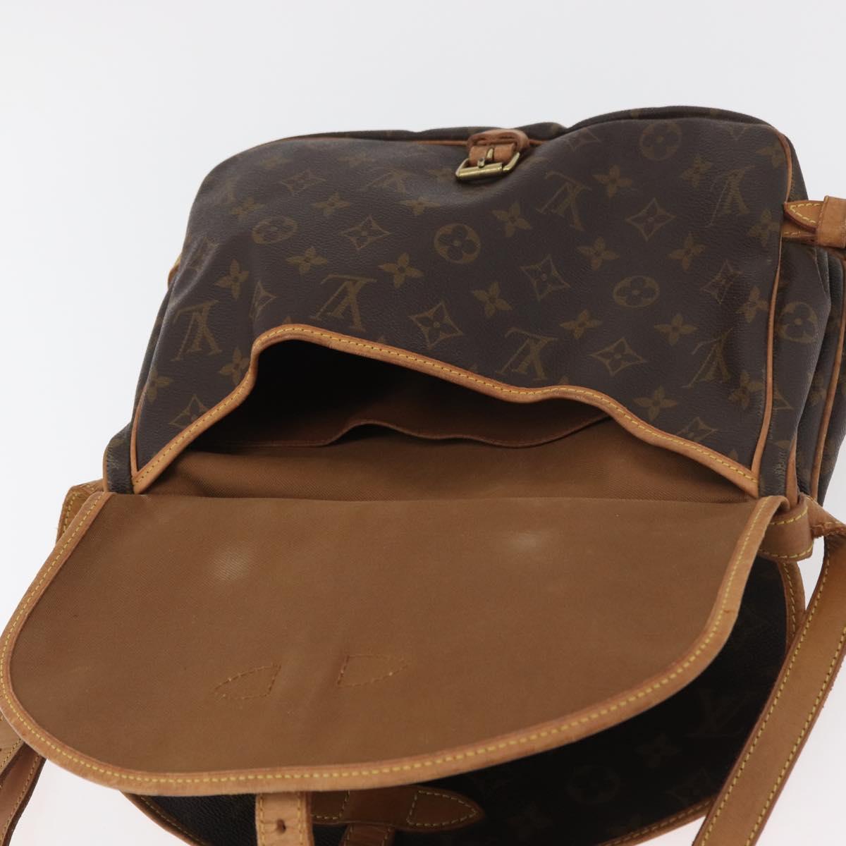 LOUIS VUITTON Monogram Saumur 30 Shoulder Bag M42256 LV Auth am11407A