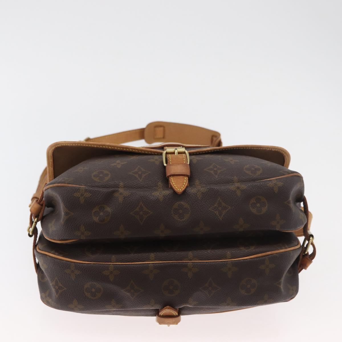 LOUIS VUITTON Monogram Saumur 30 Shoulder Bag M42256 LV Auth am11407A