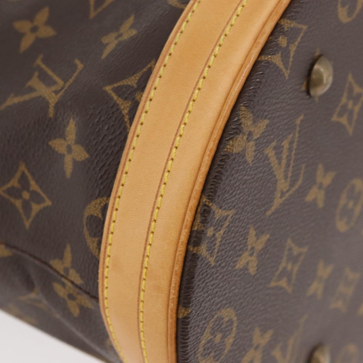 LOUIS VUITTON Monogram Bucket GM Shoulder Bag M42236 LV Auth am11411