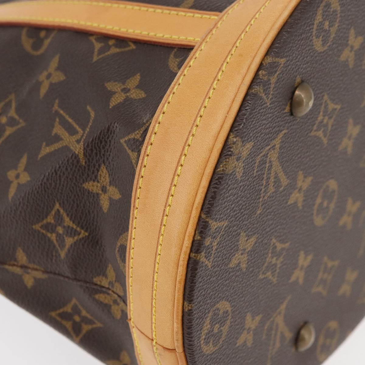 LOUIS VUITTON Monogram Bucket GM Shoulder Bag M42236 LV Auth am11411