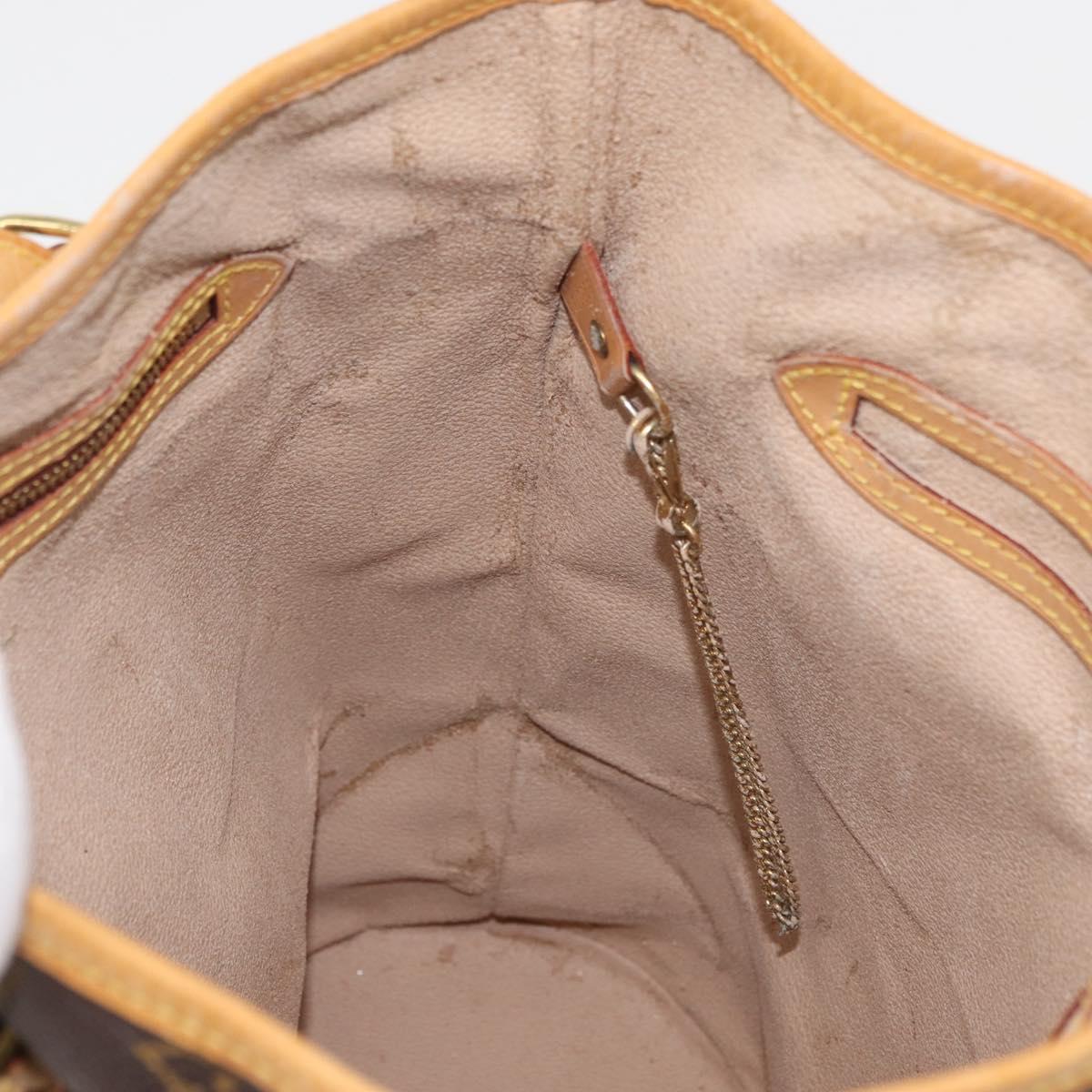 LOUIS VUITTON Monogram Bucket GM Shoulder Bag M42236 LV Auth am11411