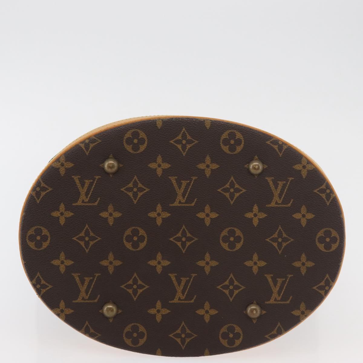 LOUIS VUITTON Monogram Bucket GM Shoulder Bag M42236 LV Auth am11411