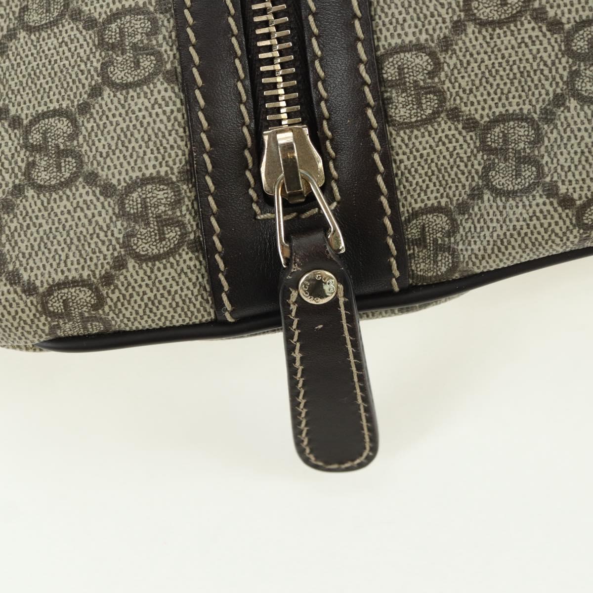 GUCCI GG Supreme Shoulder Bag PVC Beige Gold 295257 Auth am11420V