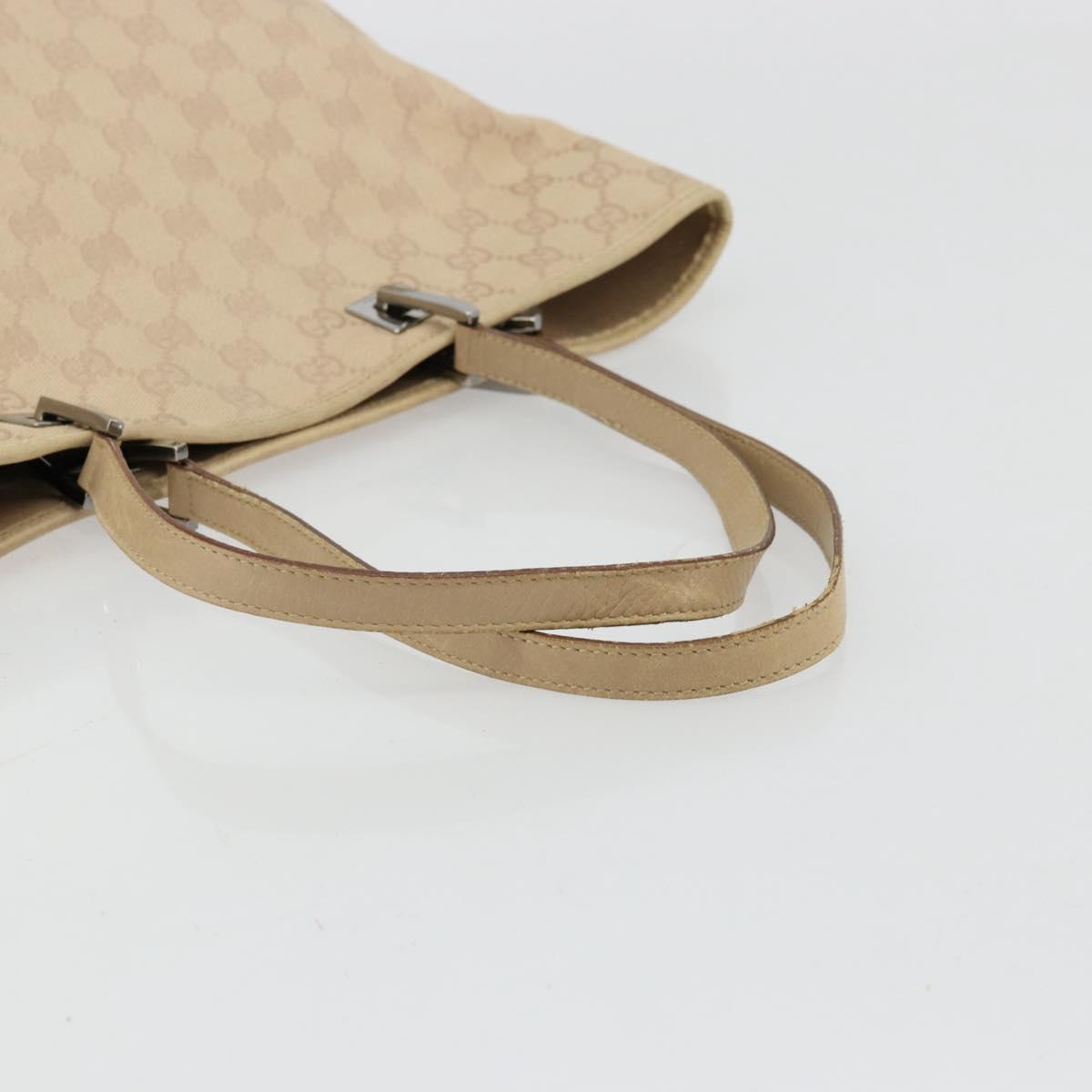 GUCCI GG Canvas Tote Bag Pink Silver 31243 Auth am11434