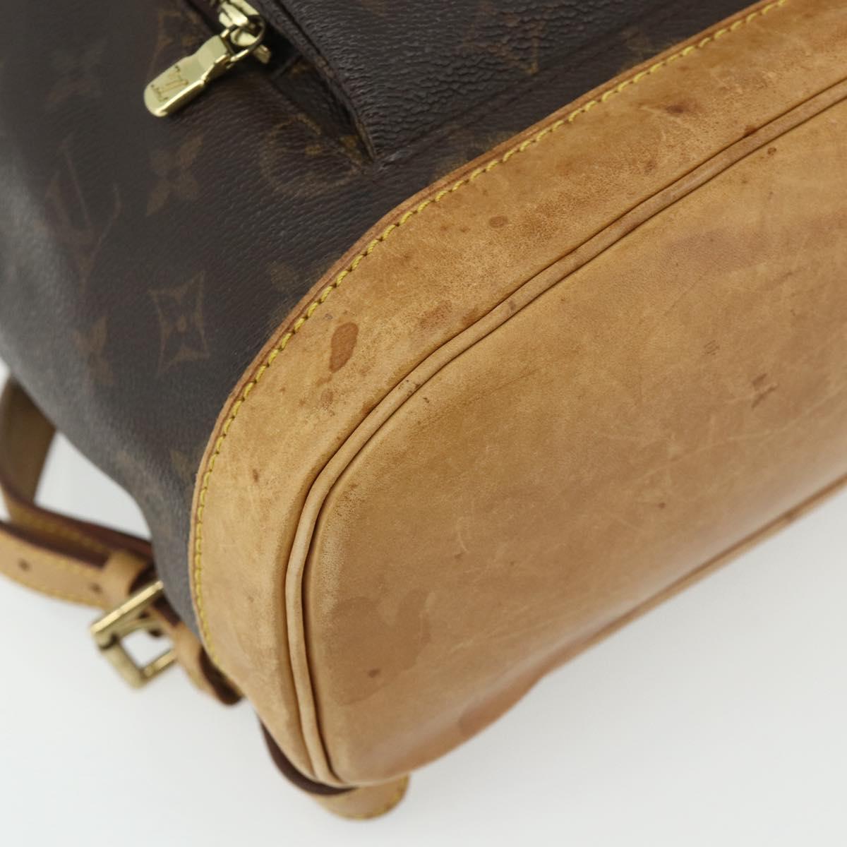 LOUIS VUITTON Monogram Montsouris MM Backpack M51136 LV Auth am11442