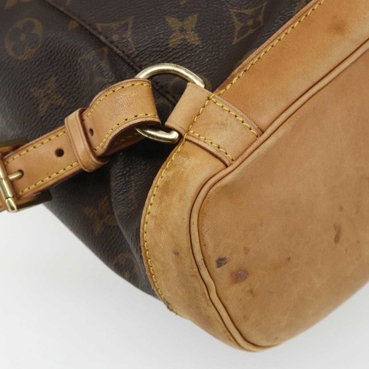LOUIS VUITTON Monogram Montsouris MM Backpack M51136 LV Auth am11442