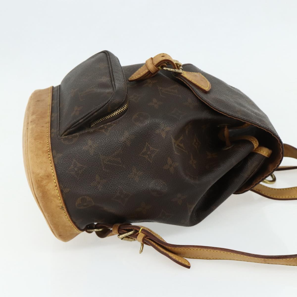 LOUIS VUITTON Monogram Montsouris MM Backpack M51136 LV Auth am11442