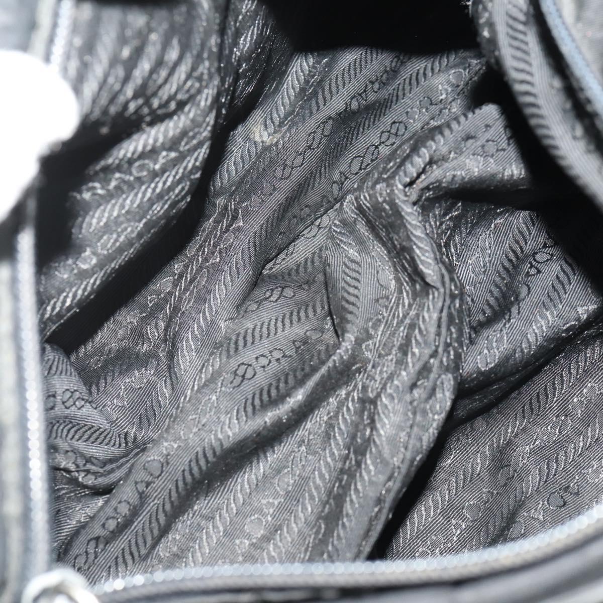 PRADA Shoulder Bag Nylon 3 Set Black Beige Auth am11451