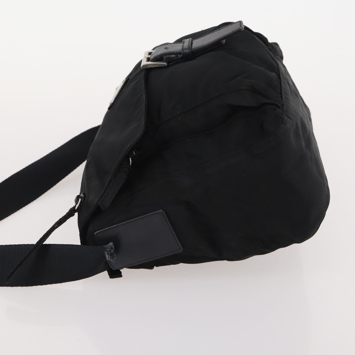 PRADA Shoulder Bag Nylon 3 Set Black Beige Auth am11451