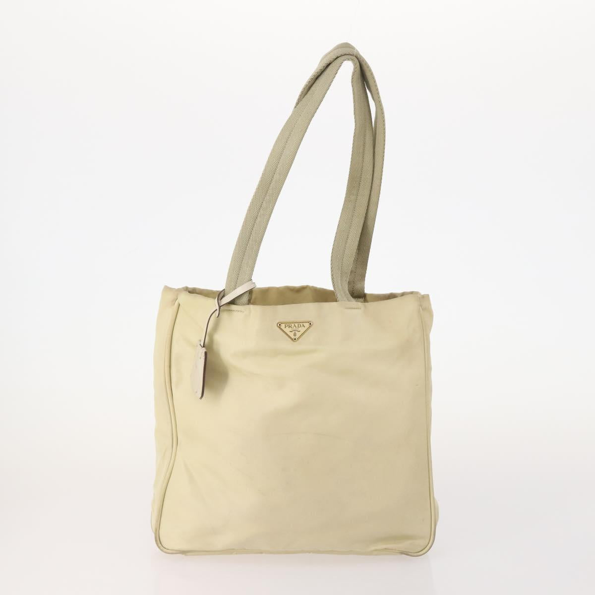 PRADA Shoulder Bag Nylon 3 Set Black Beige Auth am11451