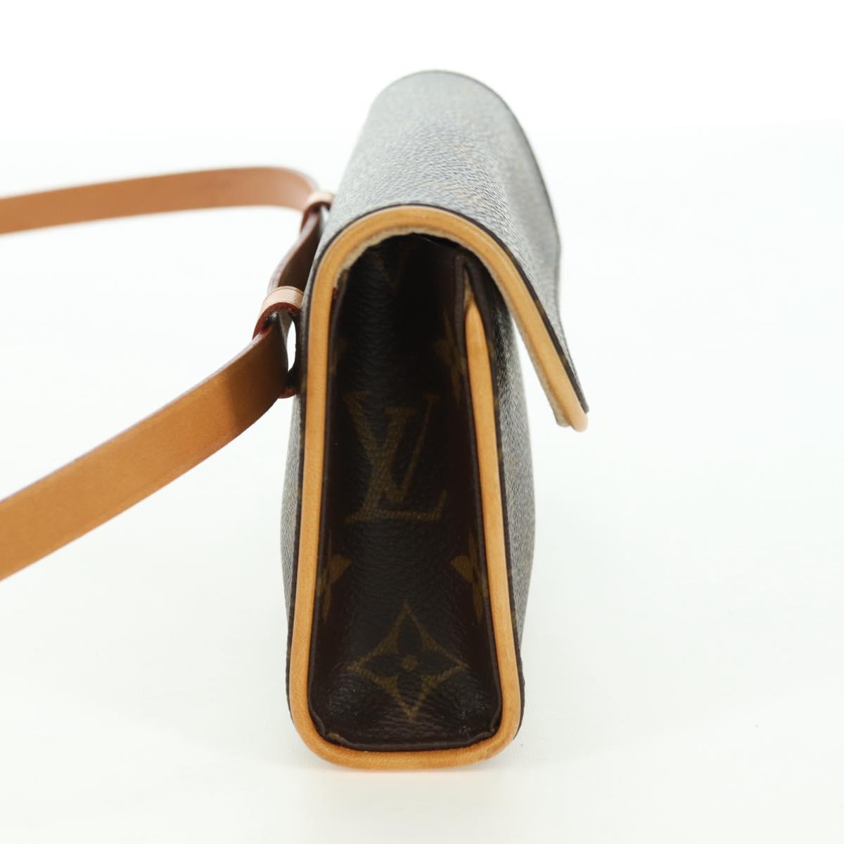 LOUIS VUITTON Monogram Pochette Florentine Waist bag M51855 LV Auth am11460V