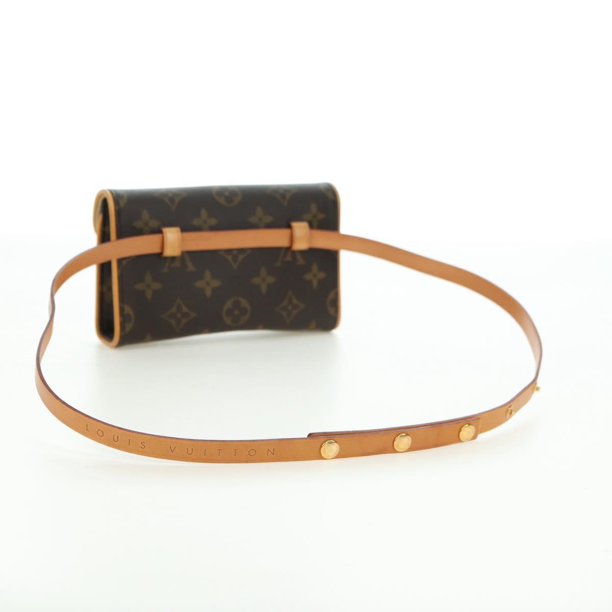 LOUIS VUITTON Monogram Pochette Florentine Waist bag M51855 LV Auth am11460V