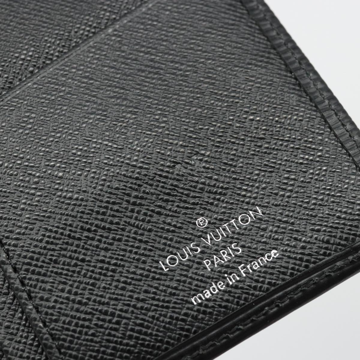 LOUIS VUITTON Epi Portefeuille Braza Long Wallet Black M60622 LV Auth am11471A