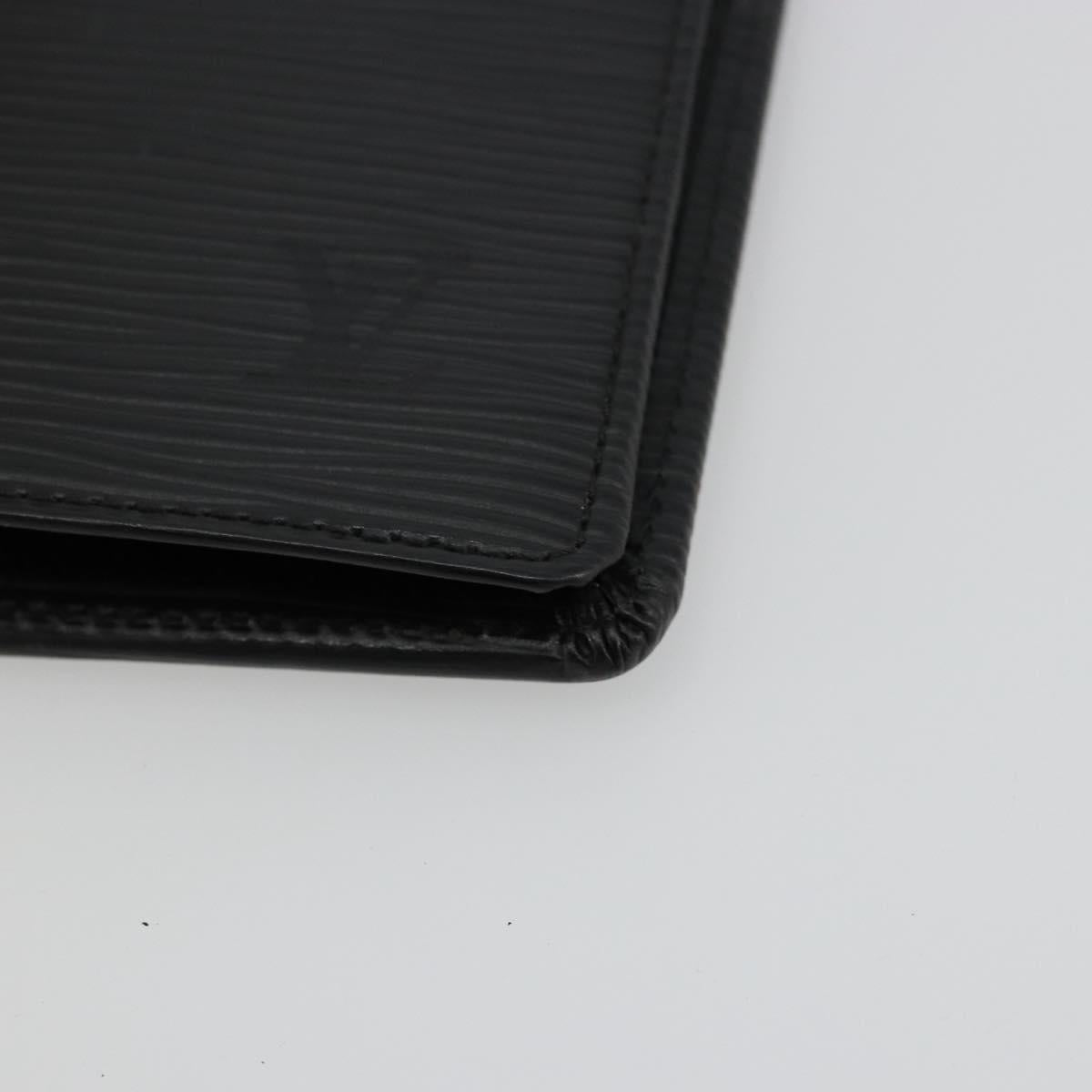 LOUIS VUITTON Epi Portefeuille Braza Long Wallet Black M60622 LV Auth am11471A