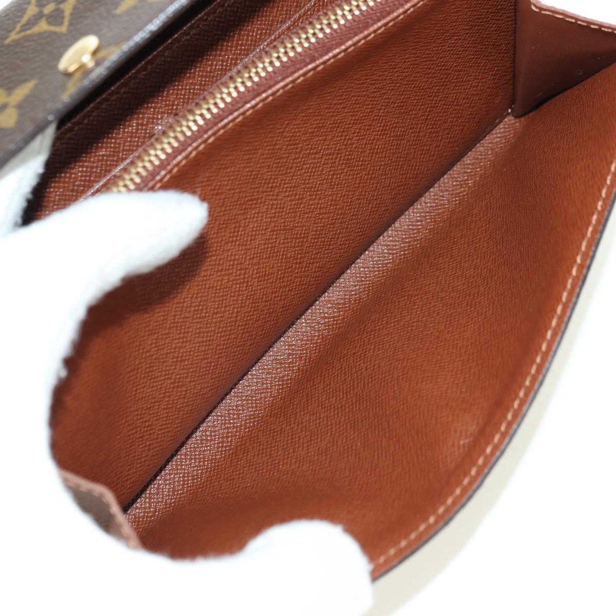 LOUIS VUITTON Monogram Pochette Porte Monnaie Credit Wallet M61725 Auth am11472V