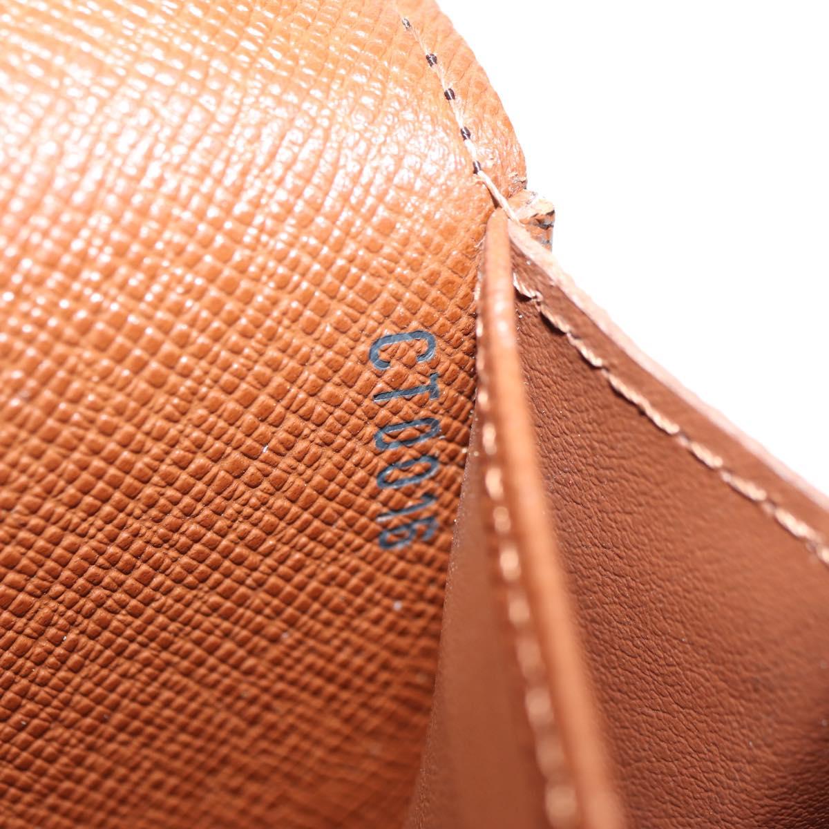 LOUIS VUITTON Monogram Pochette Porte Monnaie Credit Wallet M61725 Auth am11472V