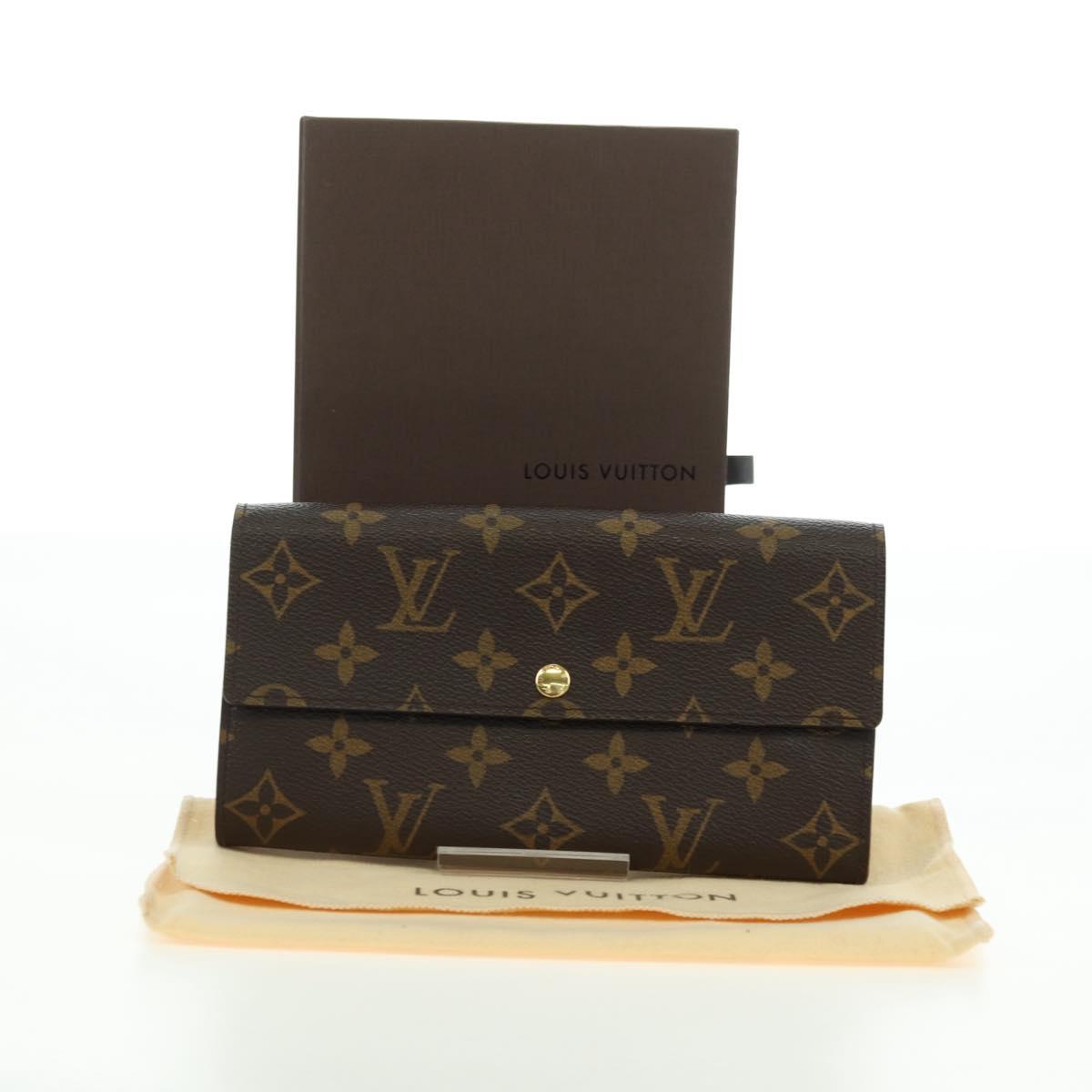 LOUIS VUITTON Monogram Pochette Porte Monnaie Credit Wallet M61725 Auth am11472V