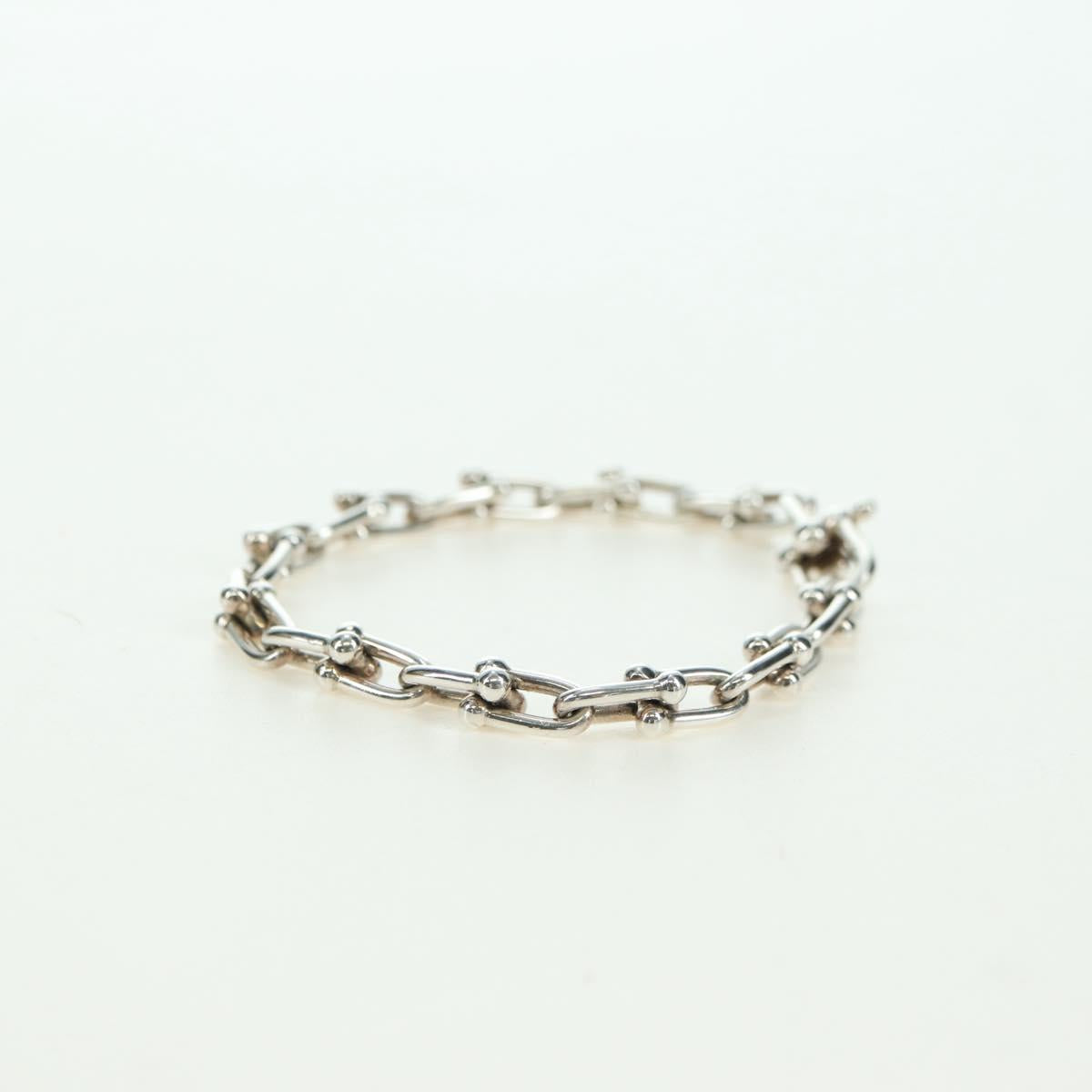TIFFANY&Co. Hardware Small Link Bracelet Ag925 Silver Auth am11473SM