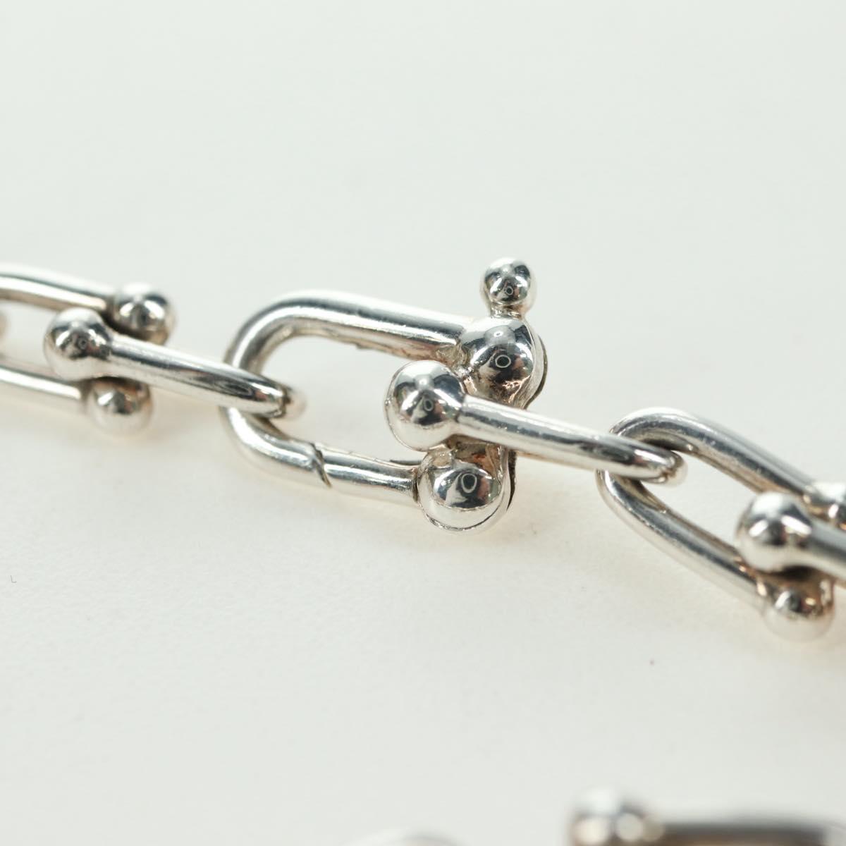 TIFFANY&Co. Hardware Small Link Bracelet Ag925 Silver Auth am11473SM