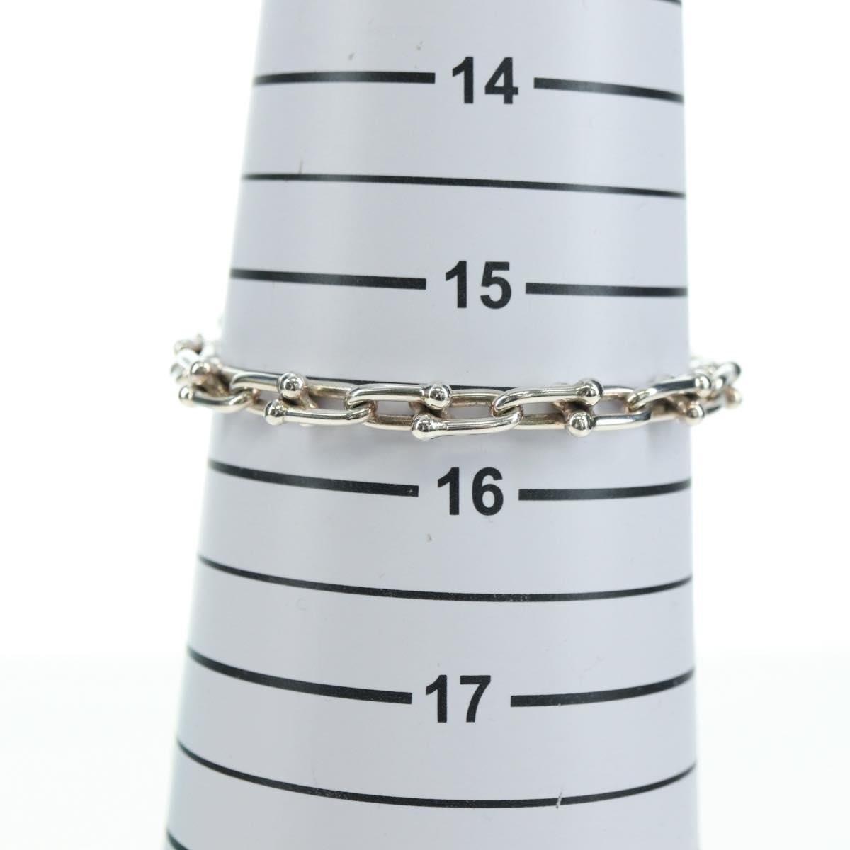 TIFFANY&Co. Hardware Small Link Bracelet Ag925 Silver Auth am11473SM