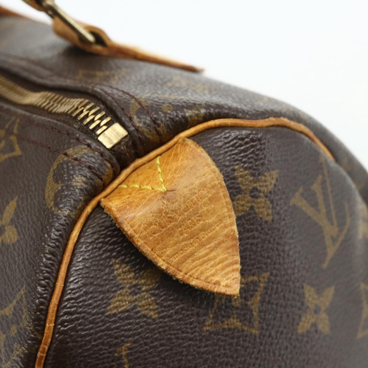 LOUIS VUITTON Monogram Speedy 25 Hand Bag M41528 LV Auth am11486