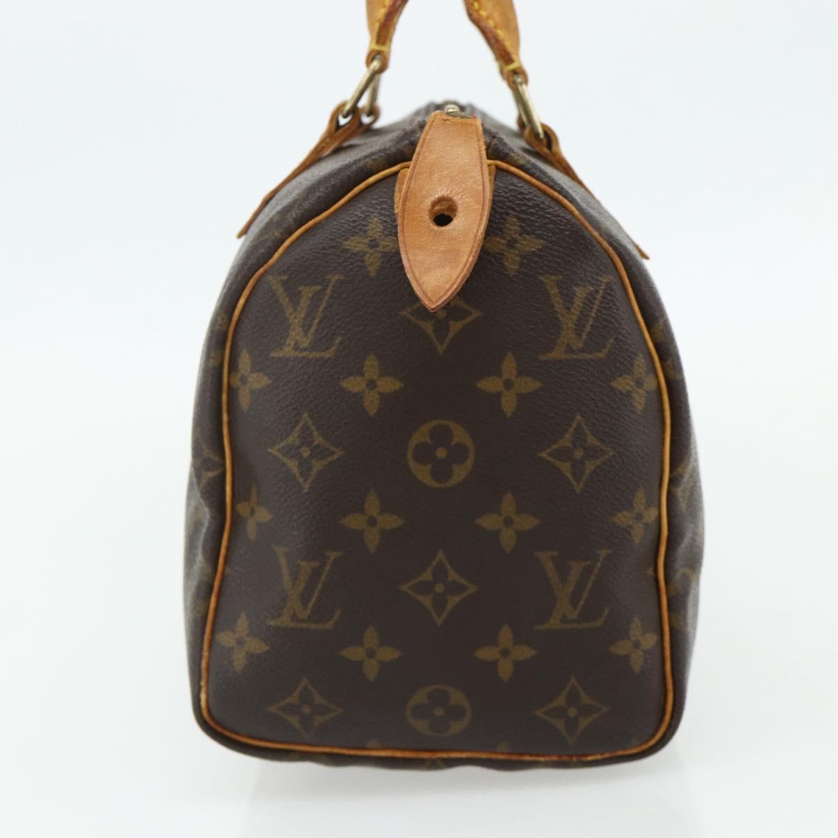 LOUIS VUITTON Monogram Speedy 25 Hand Bag M41528 LV Auth am11486
