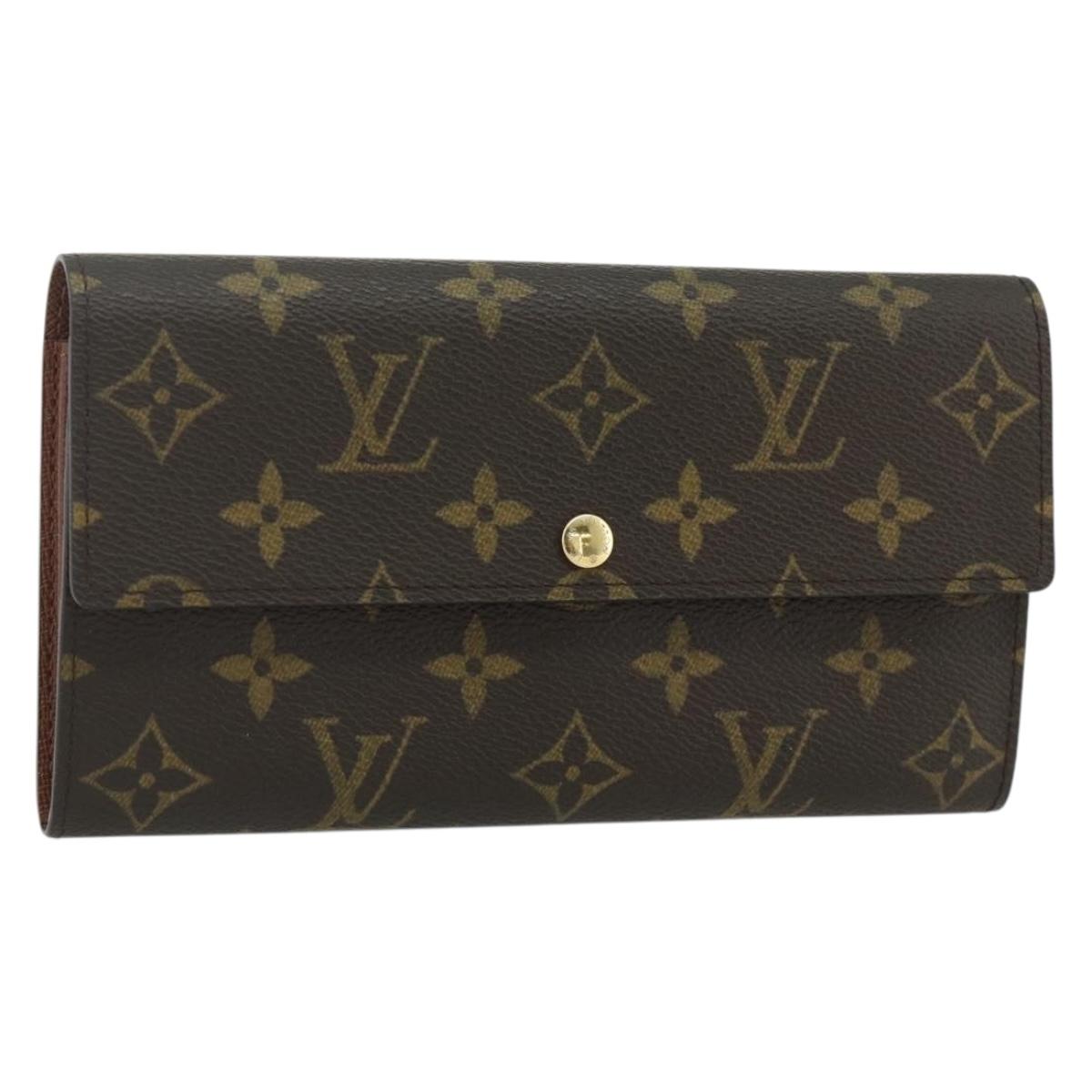 LOUIS VUITTON Monogram Pochette Porte Monnaie Credit Wallet M61725 Auth am11489V