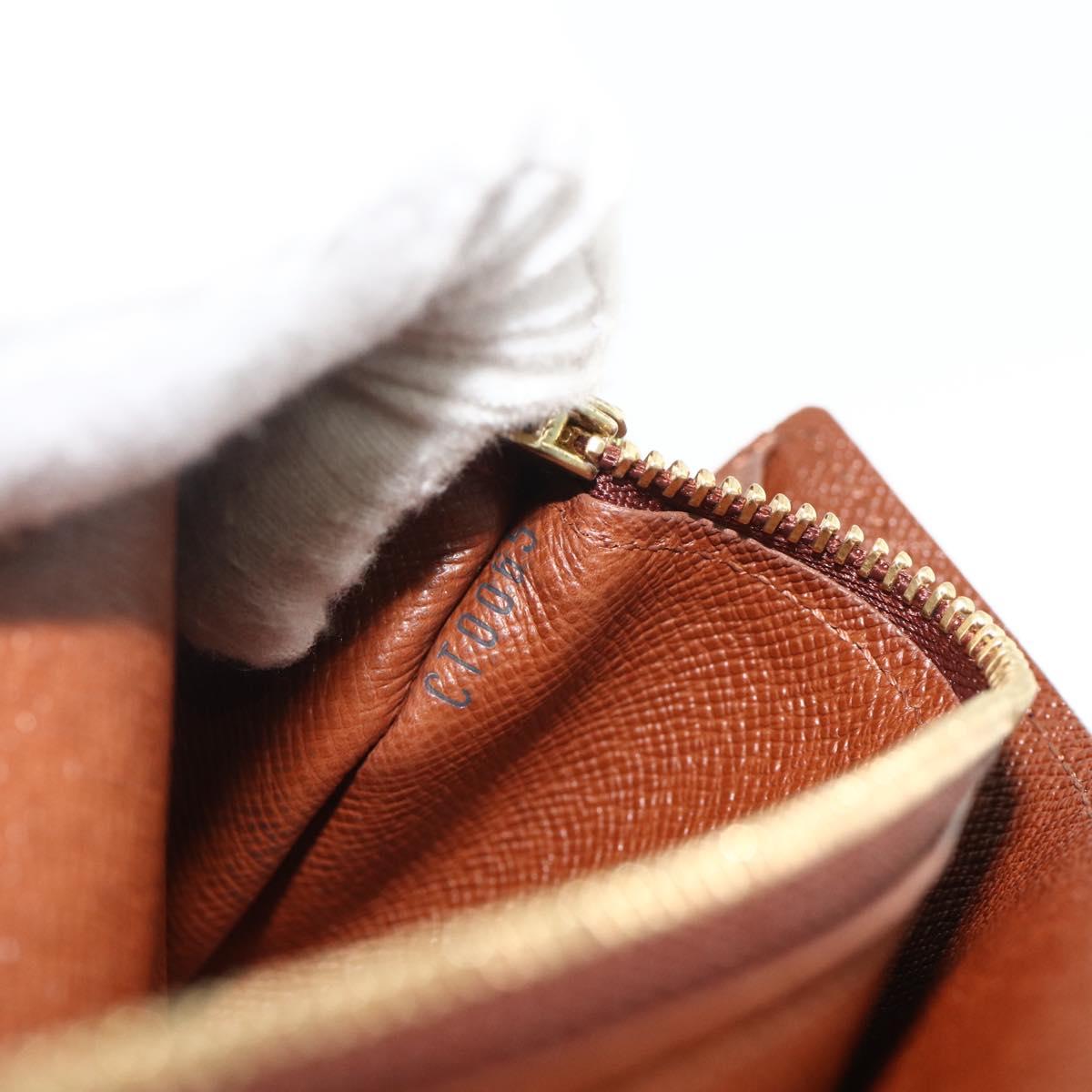 LOUIS VUITTON Monogram Pochette Porte Monnaie Credit Wallet M61725 Auth am11489V