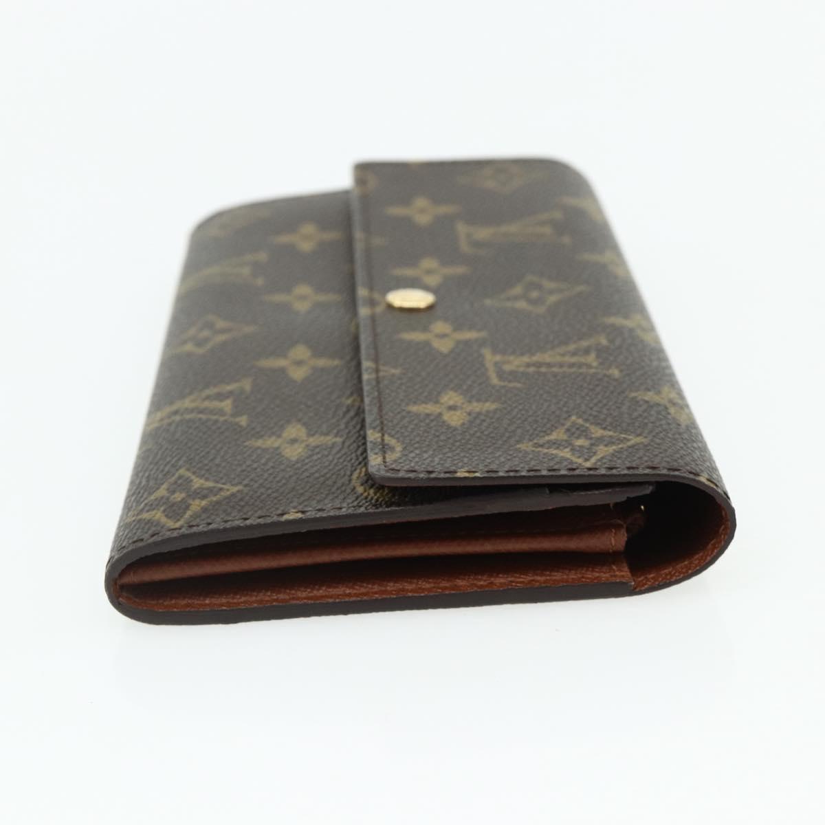 LOUIS VUITTON Monogram Pochette Porte Monnaie Credit Wallet M61725 Auth am11489V