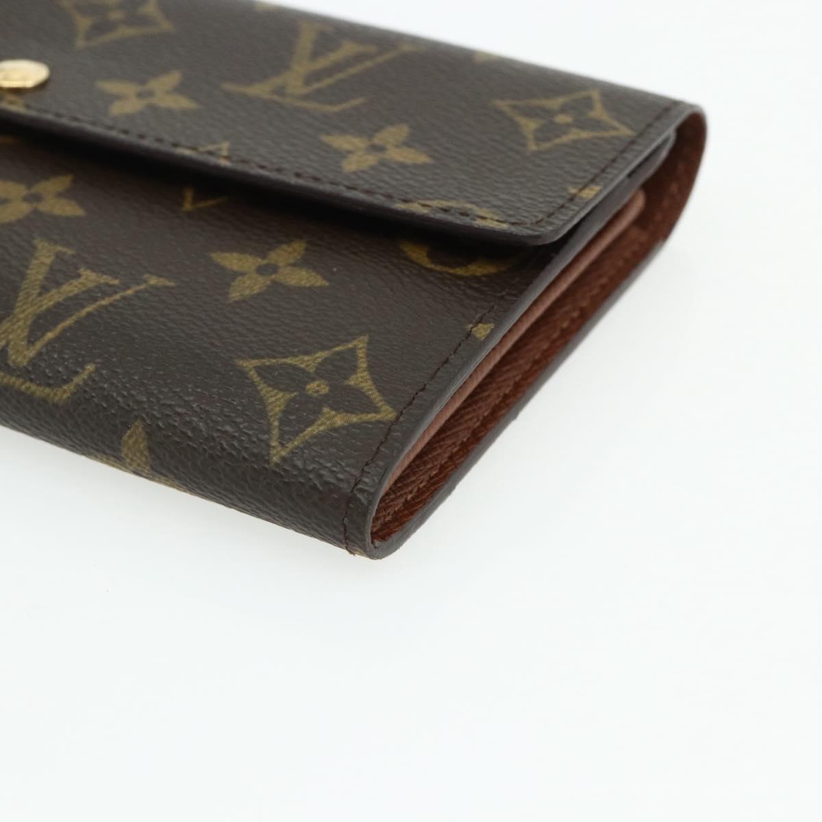 LOUIS VUITTON Monogram Pochette Porte Monnaie Credit Wallet M61725 Auth am11489V