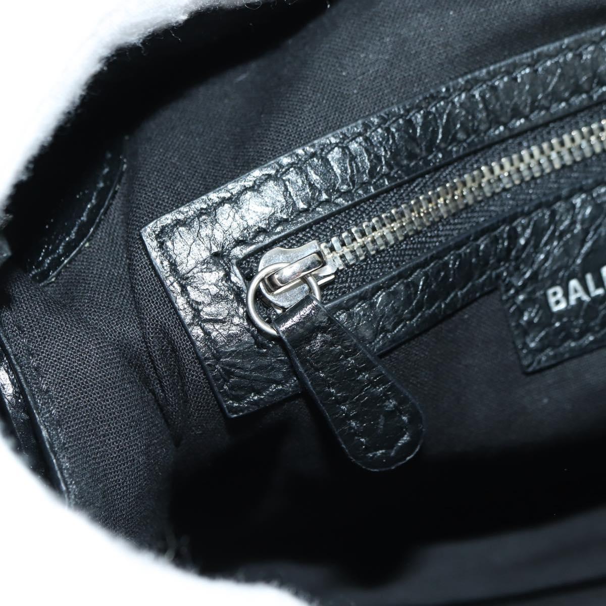 BALENCIAGA Neo Kago City XS Graffiti Bag Leather White 700940 Auth am11504SM