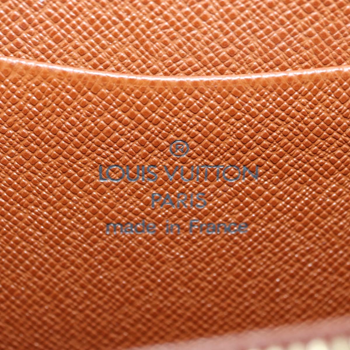 LOUIS VUITTON Monogram Porte Monnaie Zip Long Wallet M61727 LV Auth am11507V