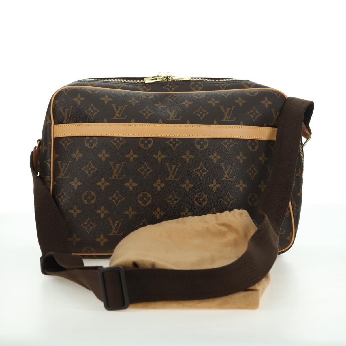 LOUIS VUITTON Monogram Reporter GM Shoulder Bag M45252 LV Auth am11518V