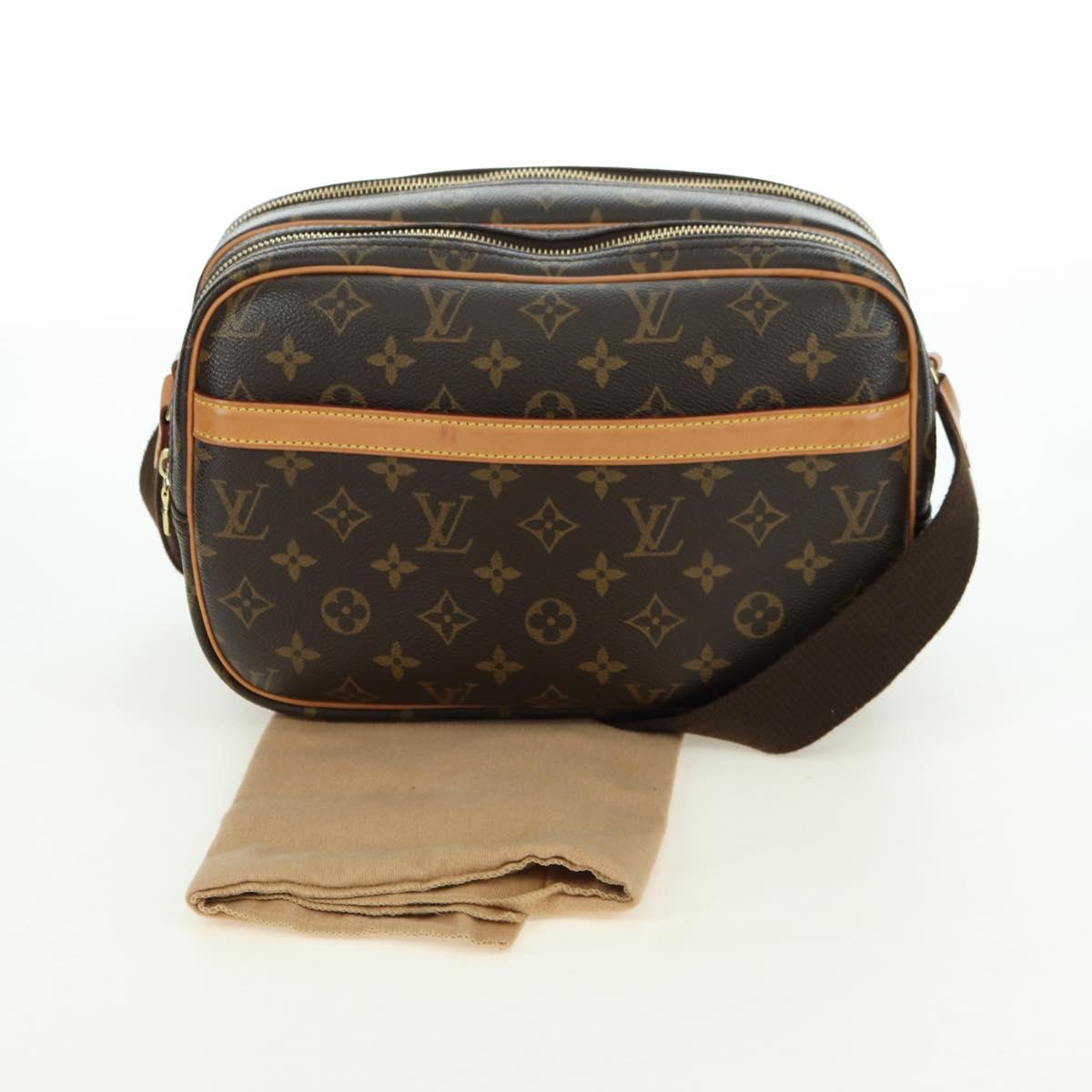 LOUIS VUITTON Monogram Reporter PM Shoulder Bag M45254 LV Auth am11519V