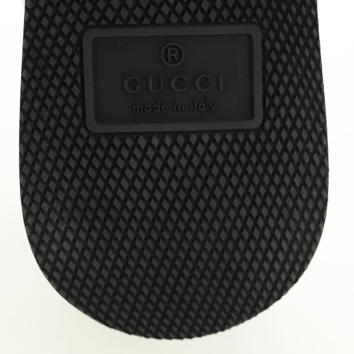 GUCCI loafers Sherry Round Toe Platform Leather 37 1/2 658920 Auth am11523V