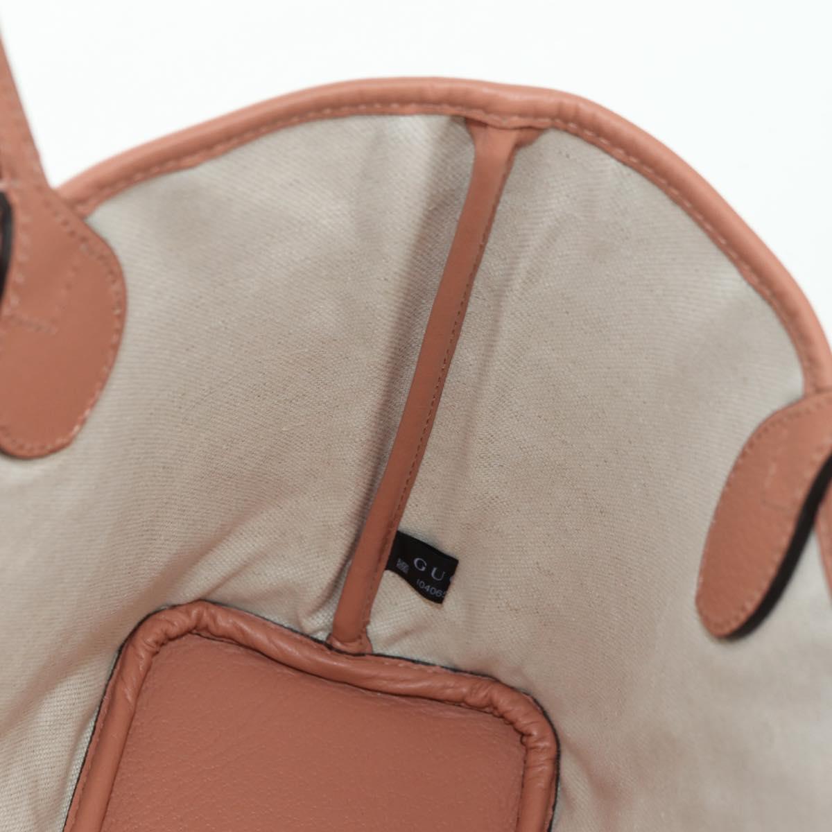 GUCCI GG Canvas Ophidia Tote Bag Pink 742102 525040 Auth am11524SAM