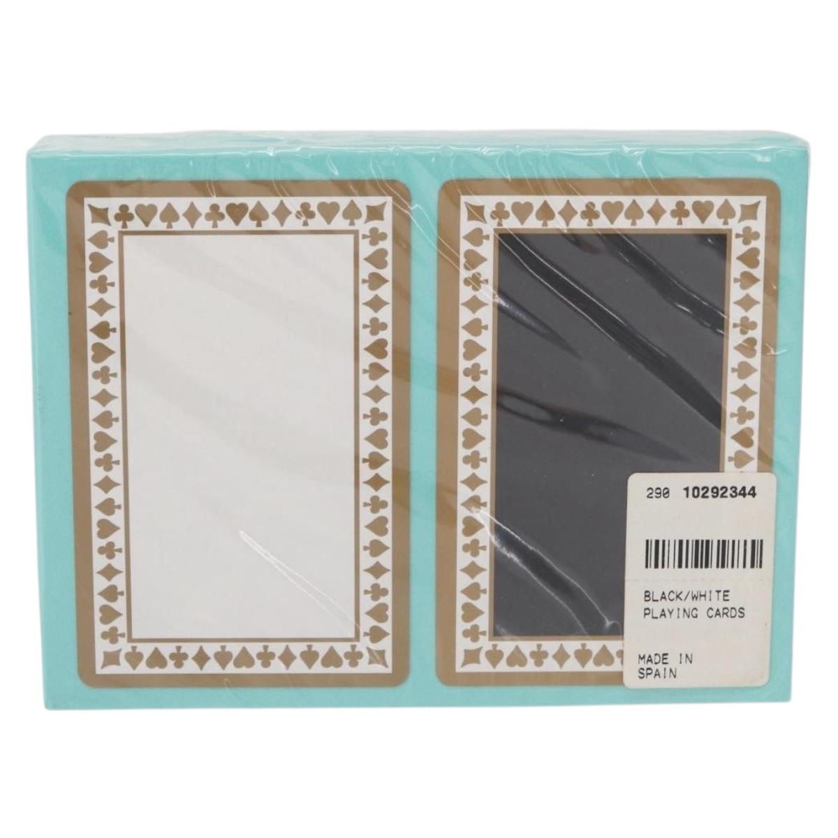 TIFFANY&Co. Playing Cards Paper 2 Set Blue Auth am11531V