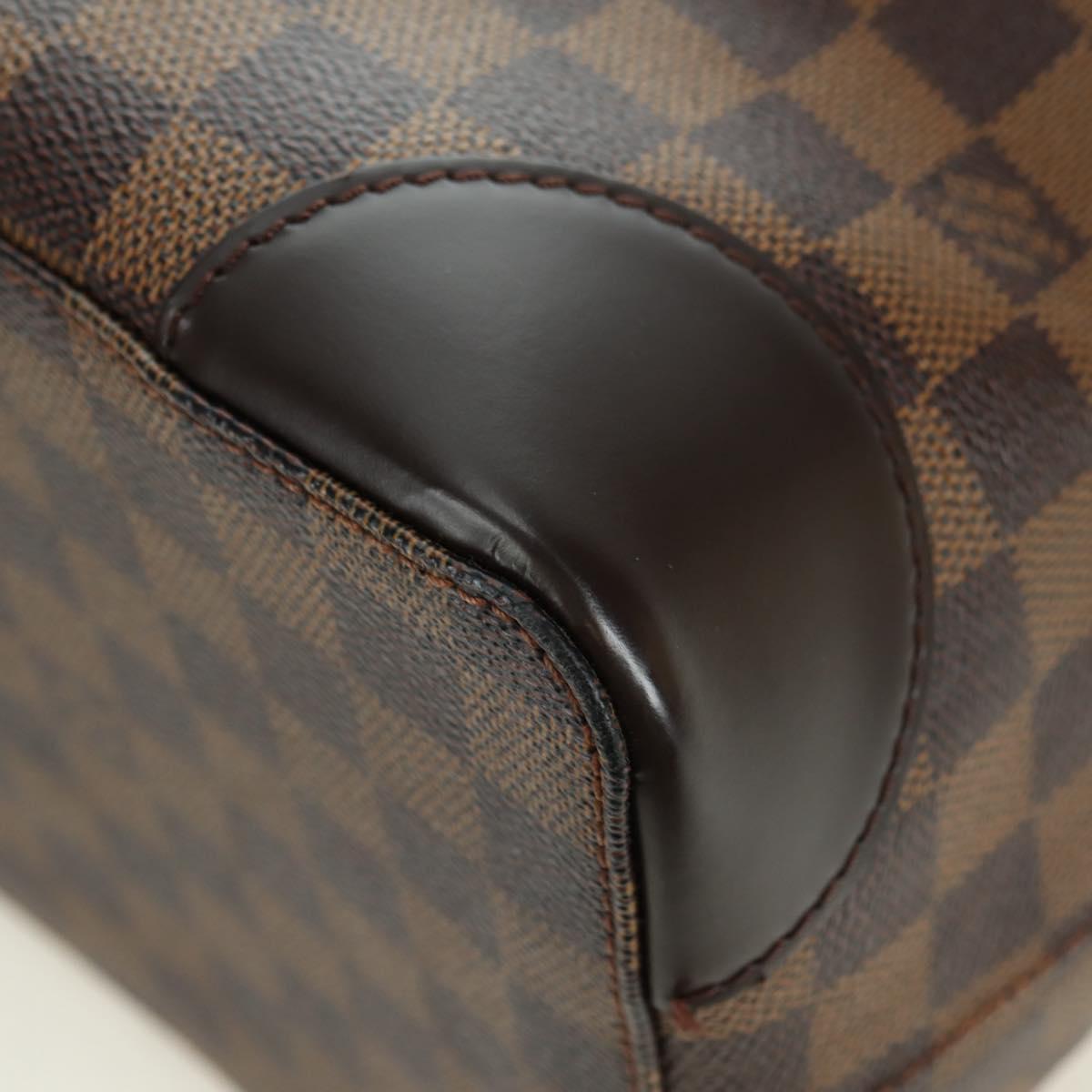 LOUIS VUITTON Damier Ebene Hampstead MM Tote Bag N51204 LV Auth am11544V