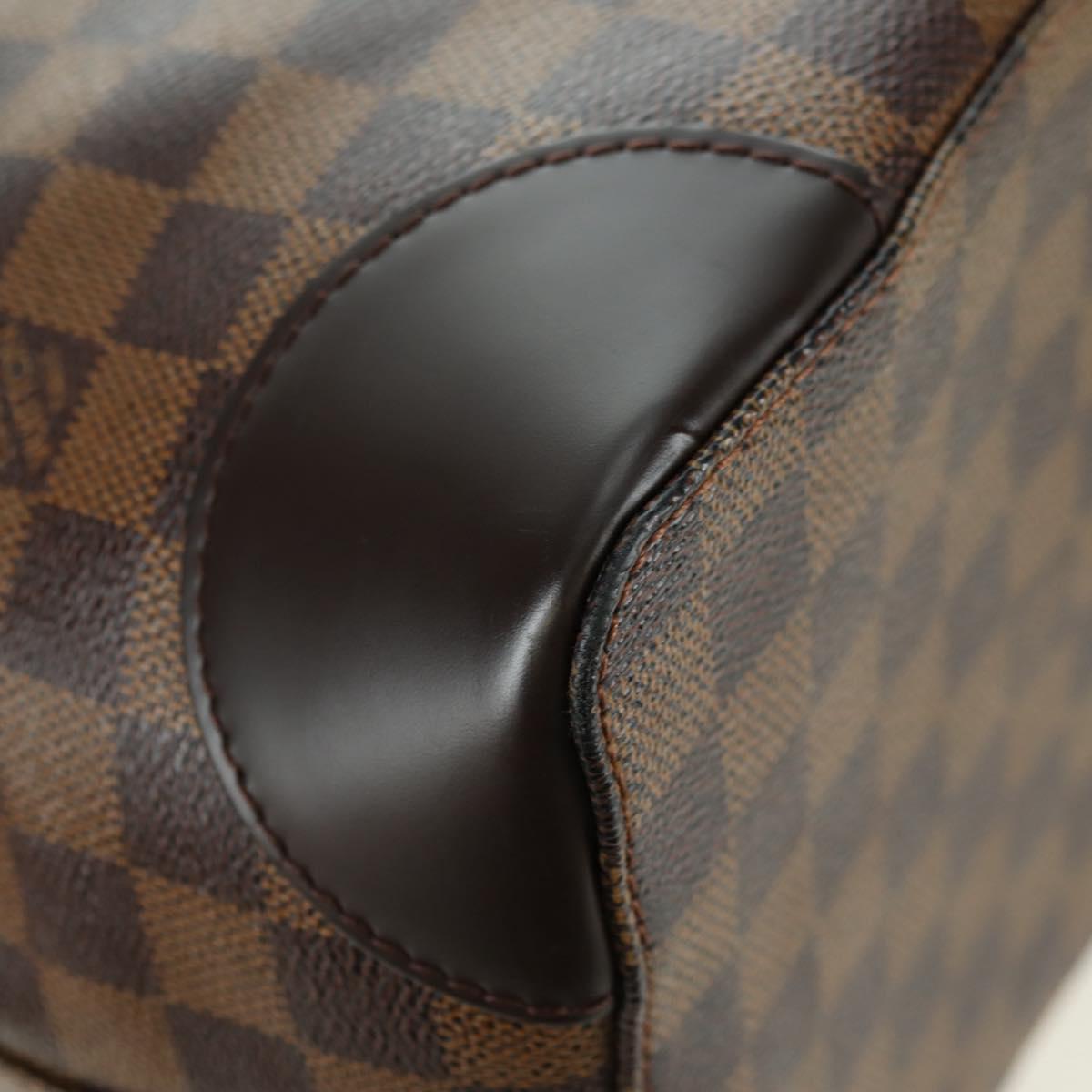 LOUIS VUITTON Damier Ebene Hampstead MM Tote Bag N51204 LV Auth am11544V