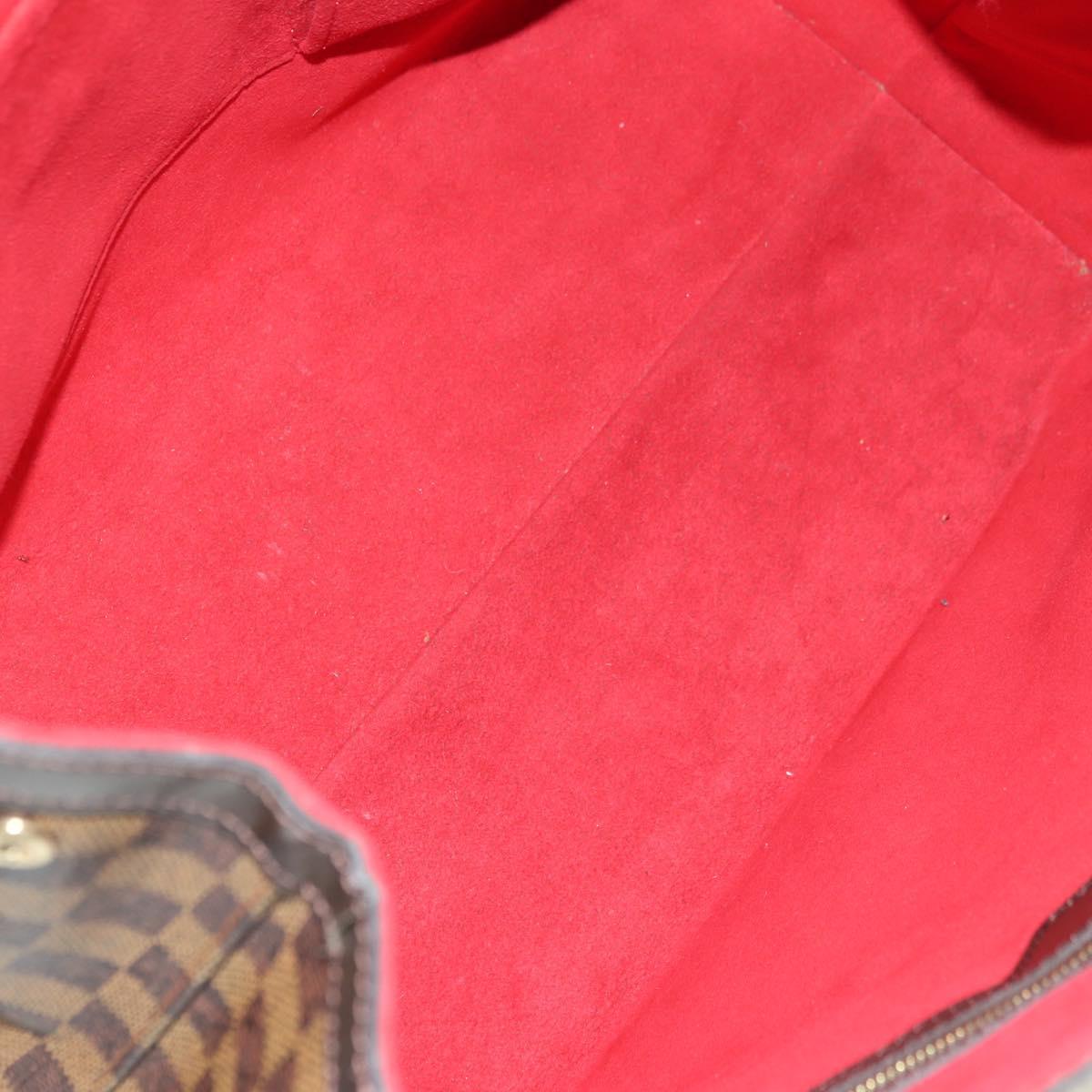 LOUIS VUITTON Damier Ebene Hampstead MM Tote Bag N51204 LV Auth am11544V
