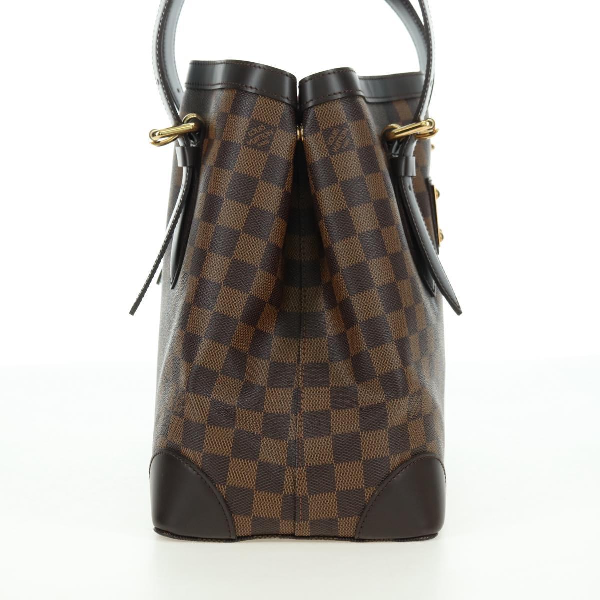 LOUIS VUITTON Damier Ebene Hampstead MM Tote Bag N51204 LV Auth am11544V