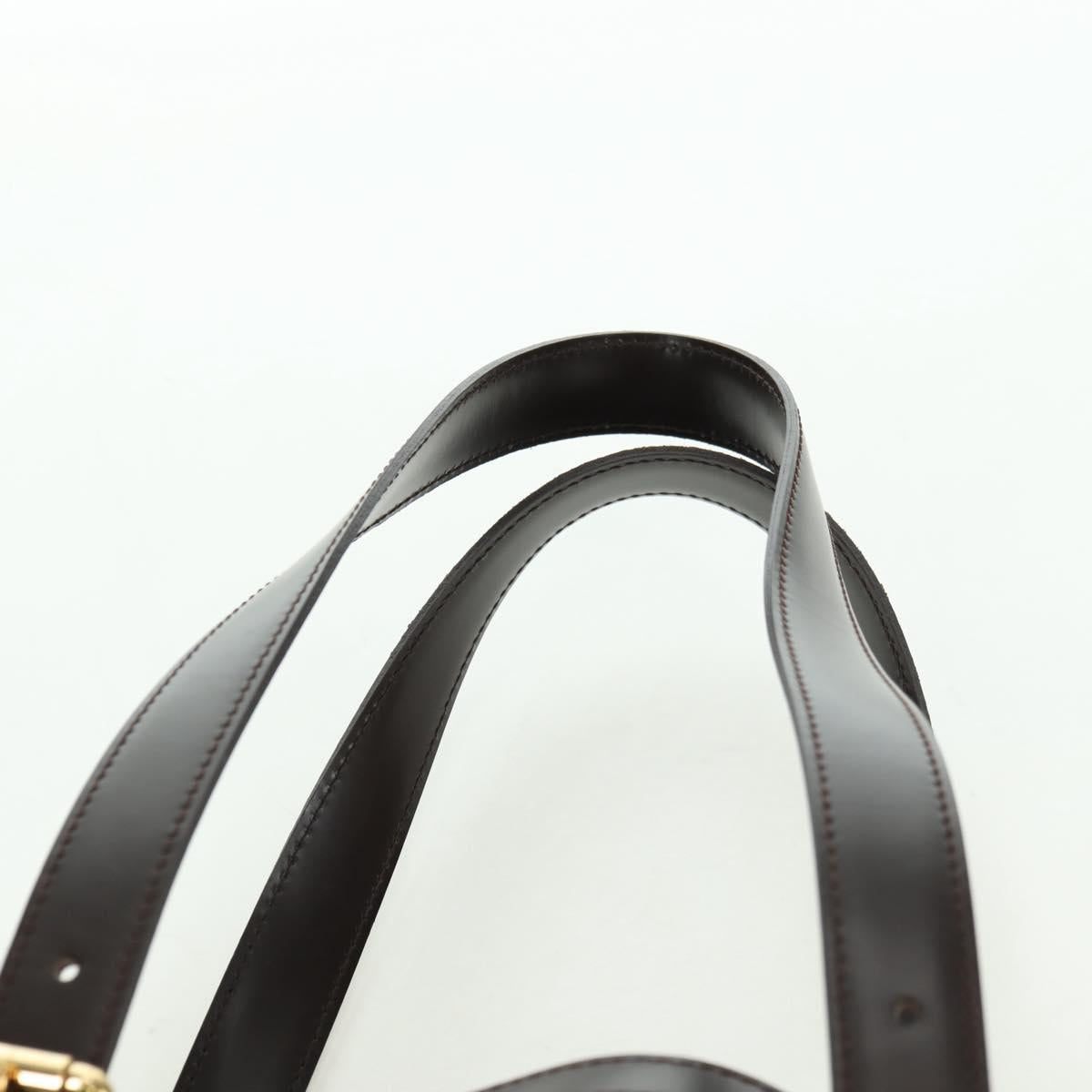 LOUIS VUITTON Damier Ebene Hampstead MM Tote Bag N51204 LV Auth am11544V