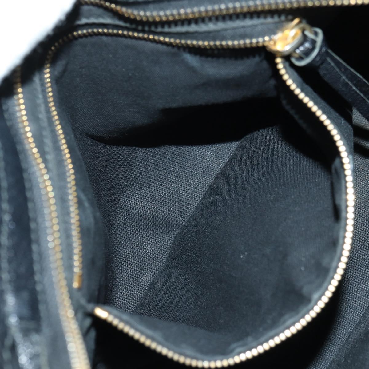 BALENCIAGA City Hand Bag Leather 2way Black Gold 432831 Auth am11565V