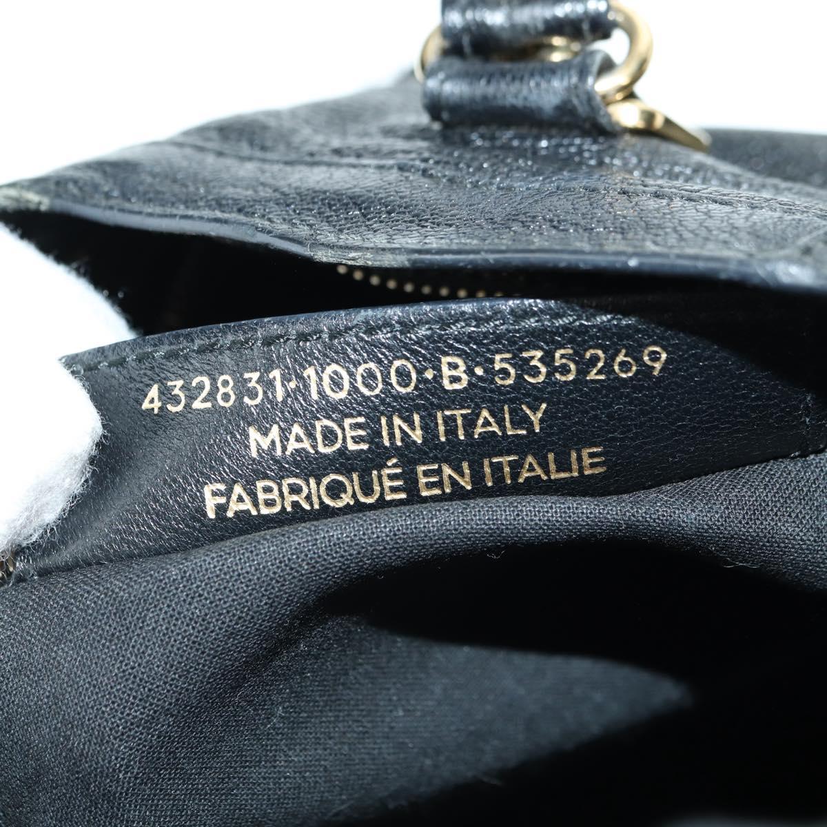 BALENCIAGA City Hand Bag Leather 2way Black Gold 432831 Auth am11565V