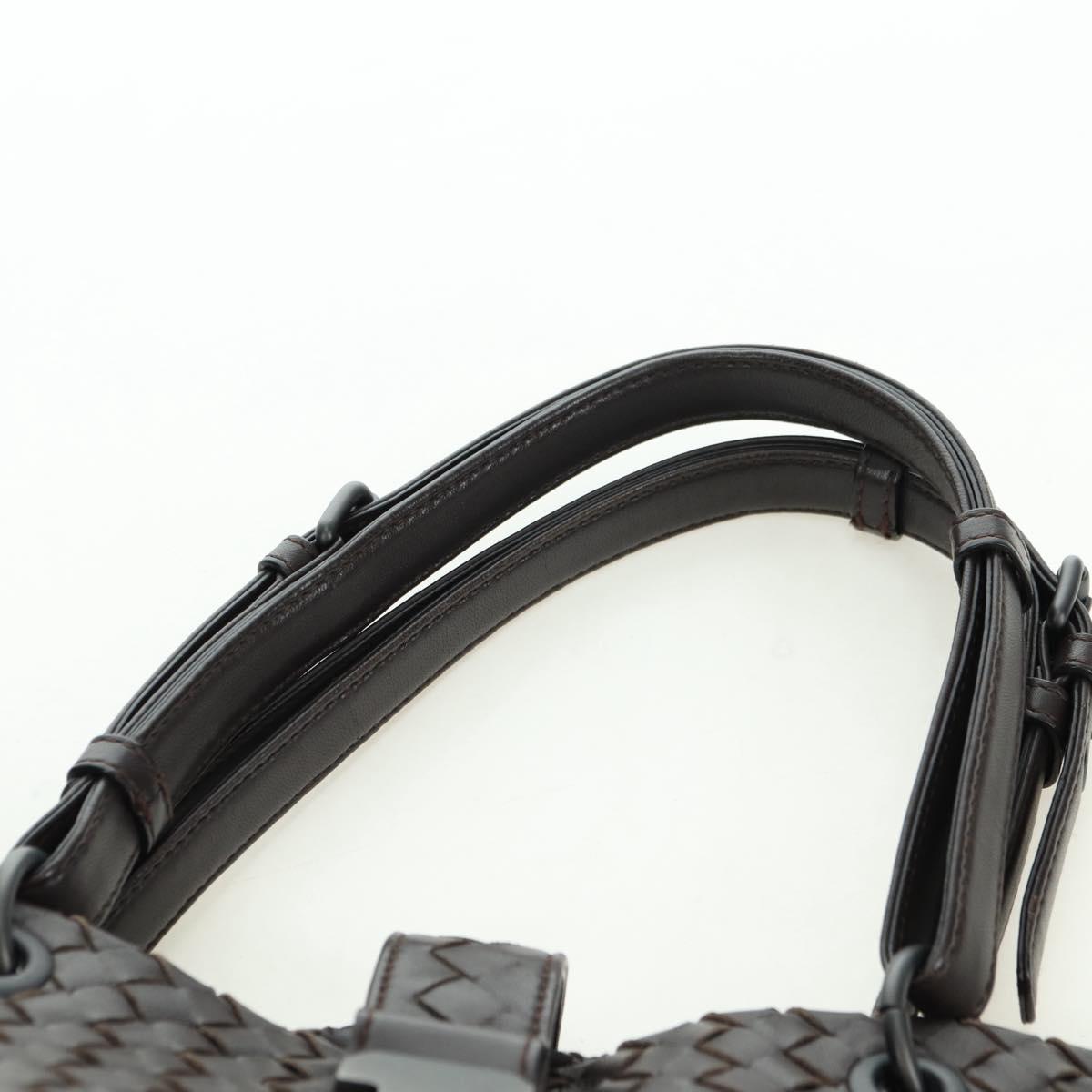 BOTTEGA VENETA INTRECCIATO Ready Lock Tote Bag Leather Brown Auth am11570SAV